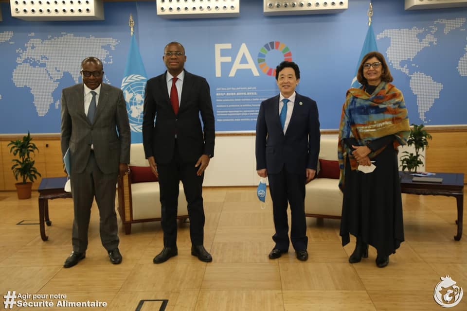 EN MARGE DU SALON DE L’AGRICULTUTRE : le Ministre Sidi Touré présente les projets du MIRAH au Patron de la FAO, Il dresse un bilan avec son partenaire italien